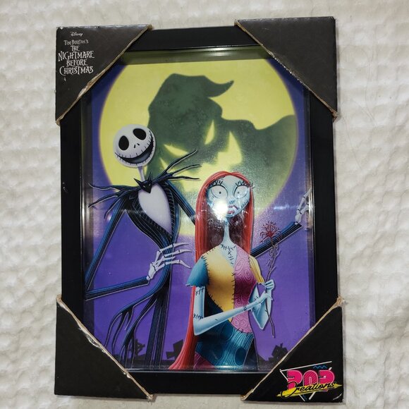 Disney Tim Burton’s The Nightmare Before Christmas Pop Creations 3D Art Wall 6x8 - Picture 2 of 4